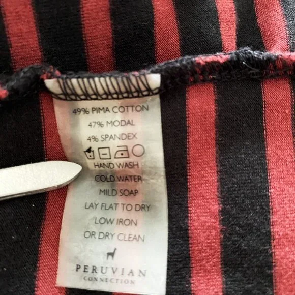 Peruvian Connection Andover Striped Maxi Dress Long Sleeve - Picture 12 of 12